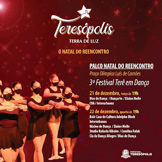 Teresópolis Terra de Luz 2021: Programação dos próximos dias do ‘Natal do Reencontro’ terá teatro, festival de dança e concertos