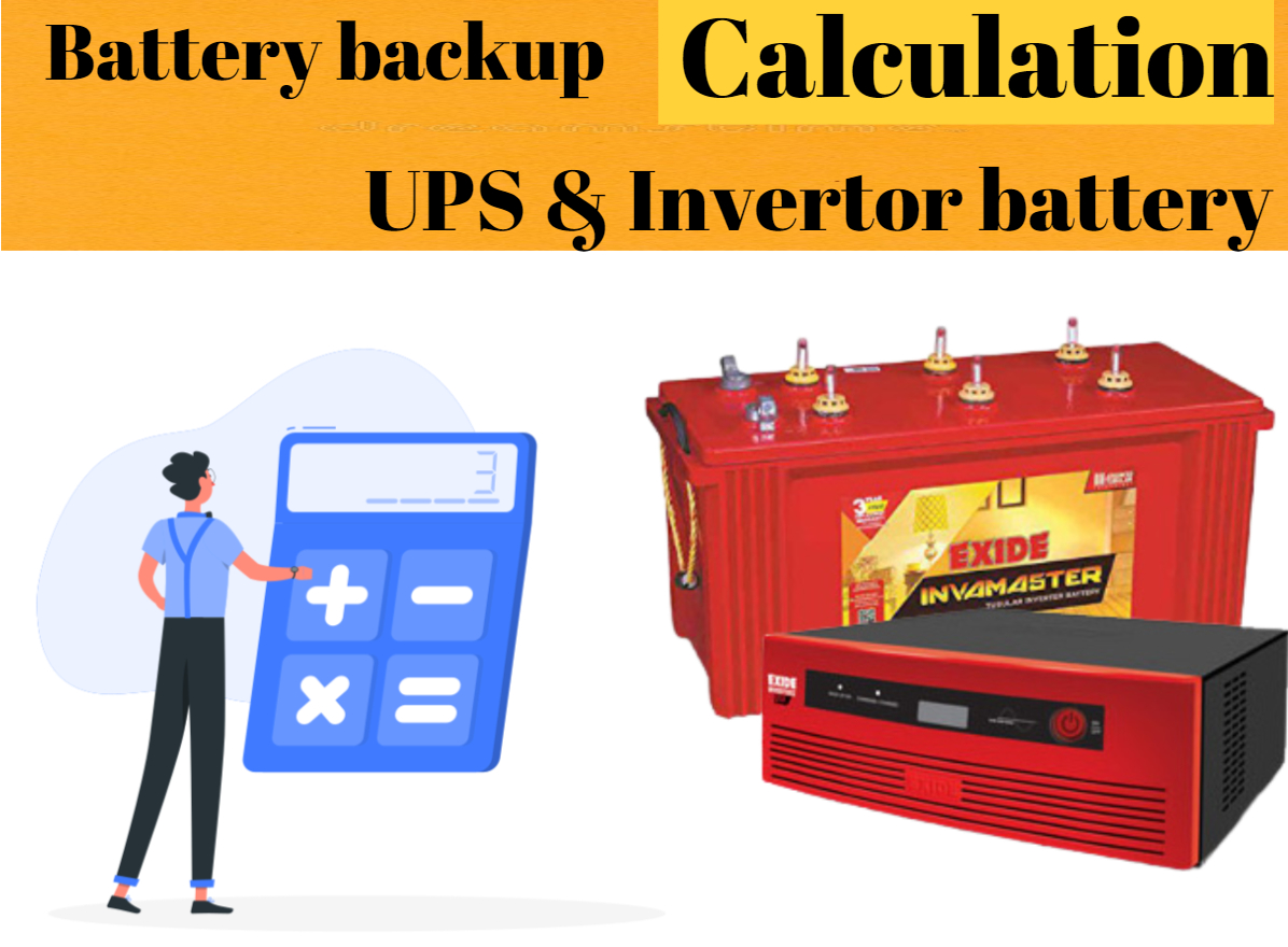 How can you figure out how long your UPS or inverter's battery backup will last?