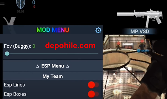 Combat Master Online FPS 0.2.3 Mod Menü ESP Hileli Apk İndir