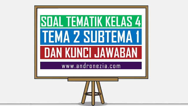 Soal Tematik Kelas 4 Tema 2 Subtema 1 Semester 1