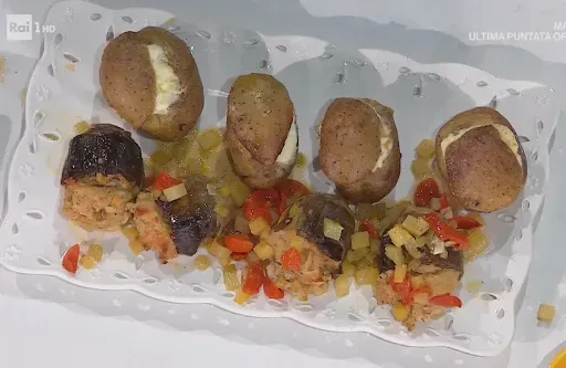 Carciofi ripieni di tonno con patate farcite di Antonella Ricci