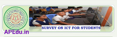 A survey is conducting by AP SCERT to assess the ICT knowledge of students in grades 6 to 10