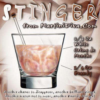 Brandy STINGER Cocktail Recipe