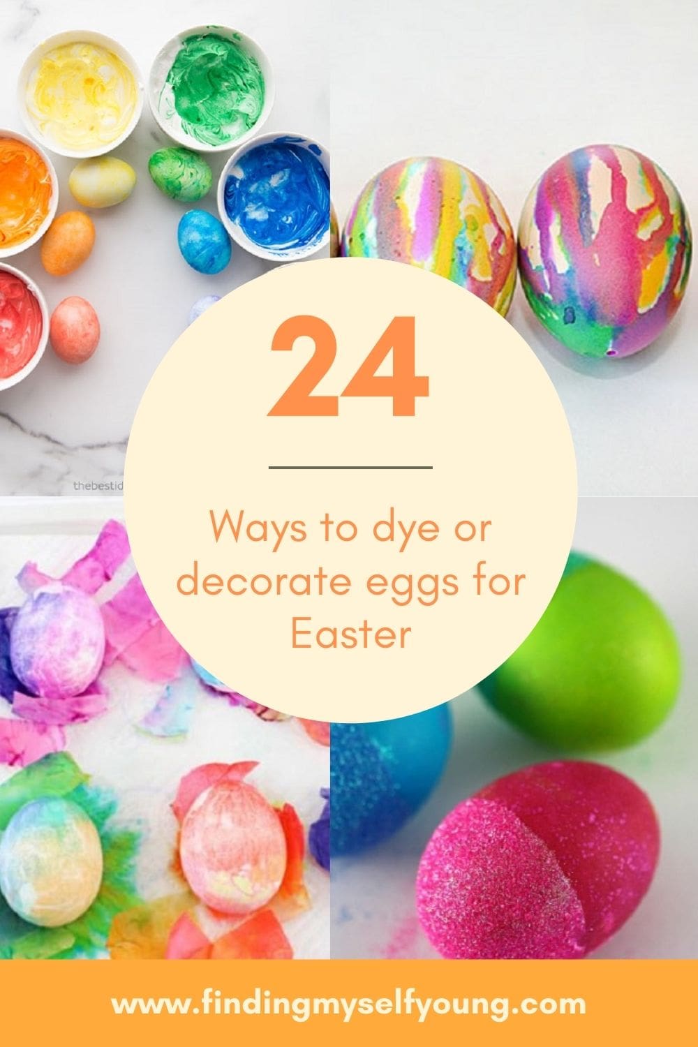 24 ways to dye and decorate eggs for Easter