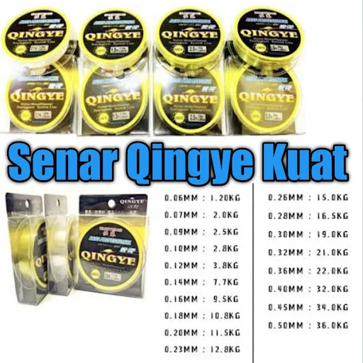 Senar QINGYE Berikut Kelebihan dan Kekurangnya - Untuk kalian yang terbiasa mengunakan senar Qingye pasti taulah kan kekurangan dari senar ini dan sekalian pasti kalian juga tau akan kelebihanya yang cocok untuk di gunakan. Bagi kalian yang sudah mencobanya memang oke saja karena sudah tau, tapi banyak juga kawan-kawan sesama angler pemancing yang belum begitu tau banyak