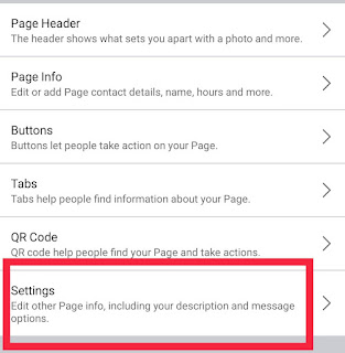 Facebook settings open kare