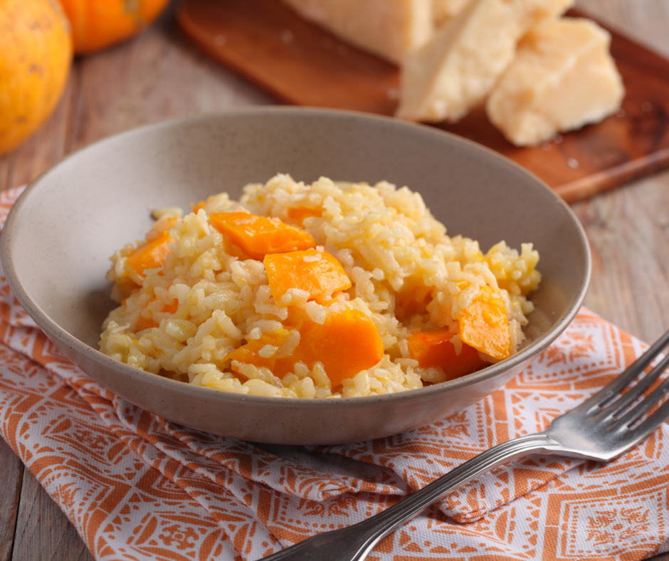 Risotto con la zucca