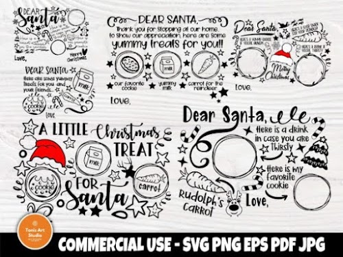 Download SVG Vector Dear Santa Tray Bundle create your own DIY projects using your Cricut Explore, Silhouette Cameo and more.