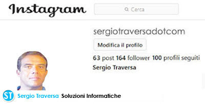 Seguimi su Instagram - Sergio Traversa Marketing Management