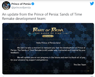 Prince of Persia: Sands of Time Remake And The Division Heartland Games Postponed To 2023!