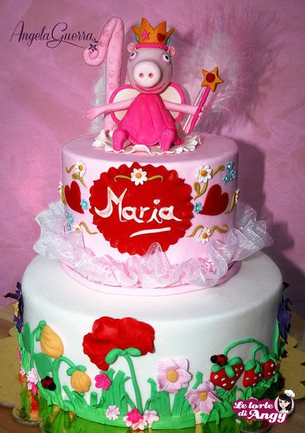 peppa pig birthday cake