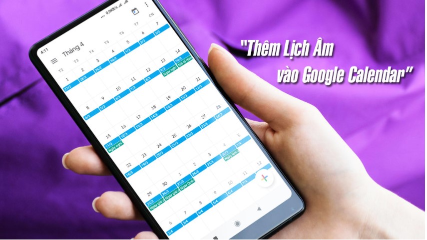 Thêm âm lịch vào Google Calendar