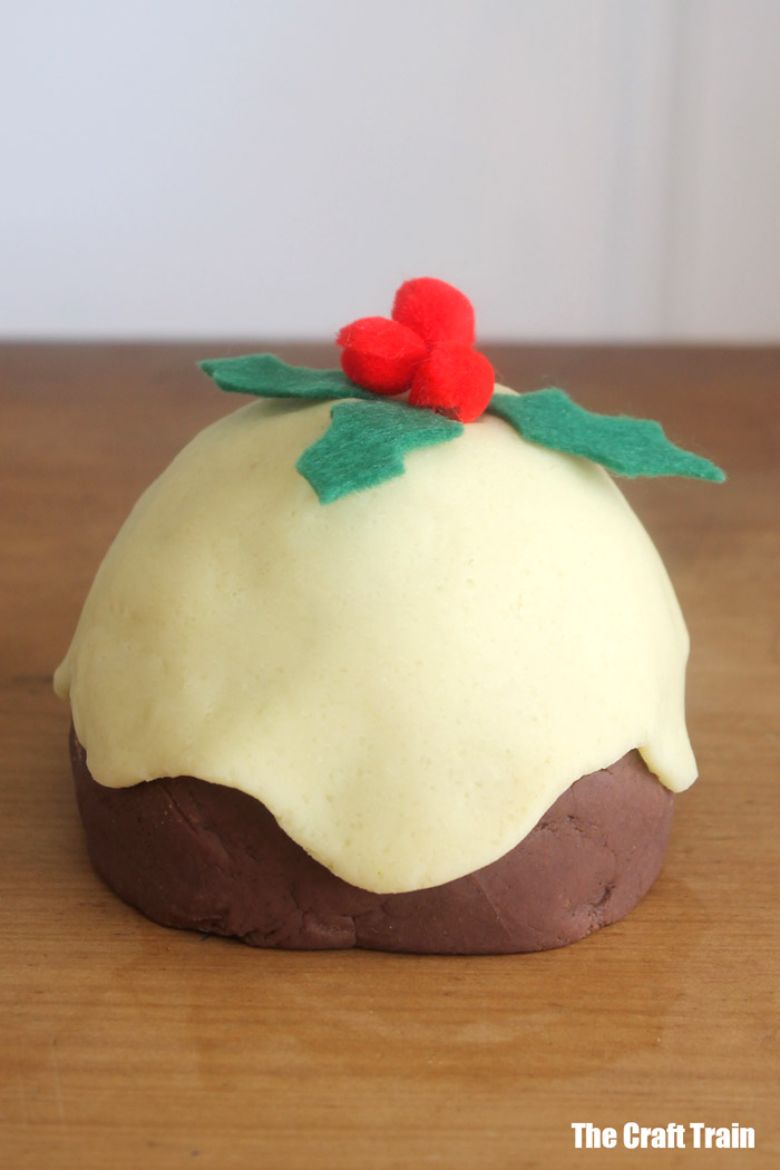 Christmas pudding play dough - Christmas playdough recipe