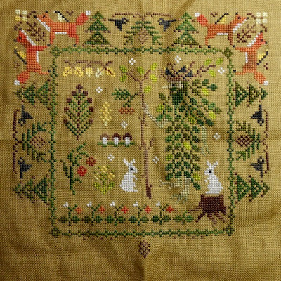 OwlForest Embroidery: Leshy part4