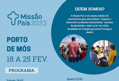 Programa da Missão País na paróquia de Porto de Mós