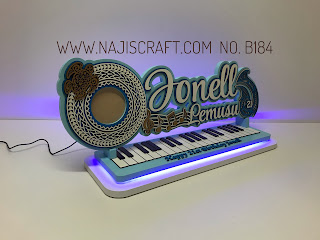 SAMOAN MUSIC 21ST BLUE LED KEY