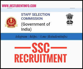 Ssc recruitment 2021-22