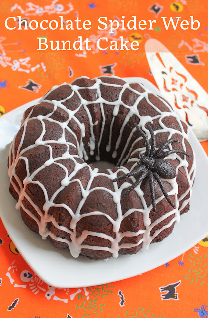 Food Lust People Love: This Chocolate Spider Web Bundt Cake is super chocolate-y with a tender, light crumb and just the right amount of sweetness. Made with almond flour, sour cream and brown Swerve, it’s keto and diabetic friendly.