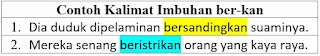 Fungsi dan 23 Contoh imbuhan ber- kan dalam Kalimat serta Penjelasannya