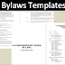 Download Free Bylaws Templates in Pdf Formate