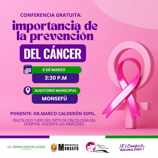 Municipalidad de Monsefú realizará charla gratuita acerca de la prevención del cáncer 