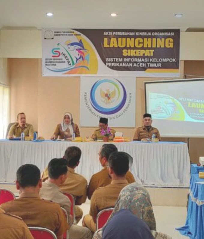 Untuk Pelaku Usaha Bidang Perikanan, PJ Bupati Aceh Timur lauching SIKEPAT