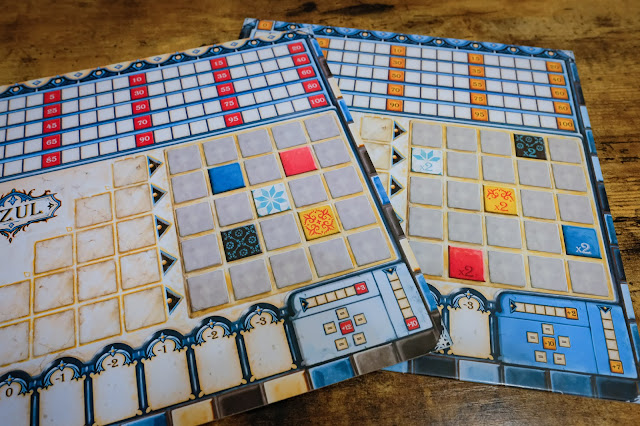 Azul board game 花磚物語 馬賽克水晶擴充新增的2種版圖玩法