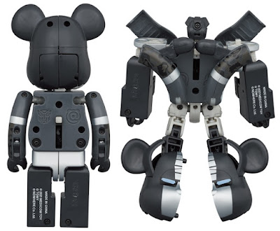 Transformers x BAPE Optimus Prime Black Edition Be@rbrick Figure by Medicom Toy