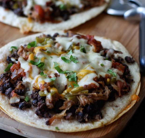 BUSH's Mexican Black Bean Pizza Recipe