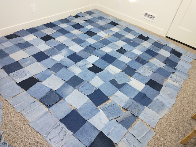 Make a Gorgeous Denim Quilt From Blue Jeans