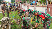 Peringati HUT Kodam II/Sriwijaya ke-78, Kodim 0429/Lamtim Gelar Karya Bakti di Sekampung