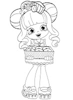 Donatina coloring page- Kindi Kids