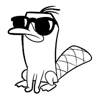 Perry the Platypus coloring page