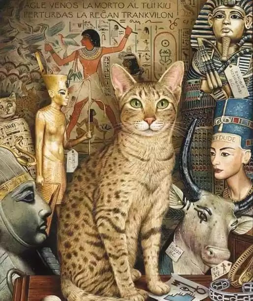 प्राचीन मिस्र में बिल्लियाँ
