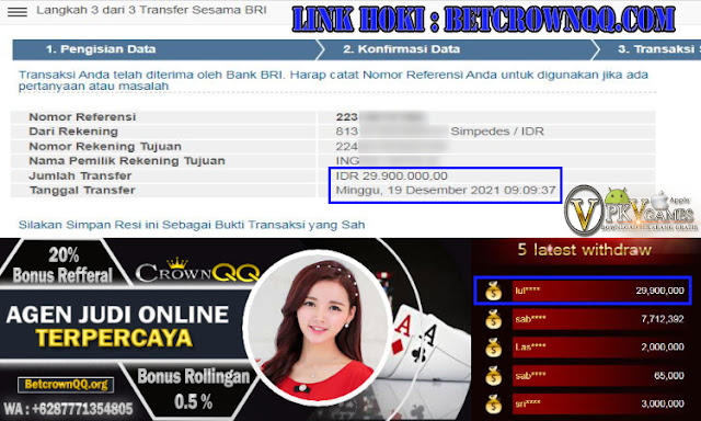 CrownQQ Agen DominoQQ BandarQ dan Domino99 Online Terbesar