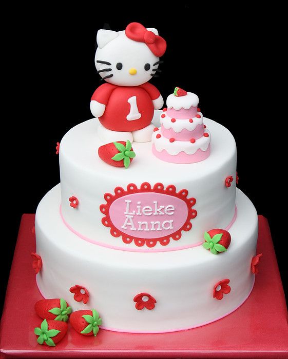 pictures of hello kitty cake