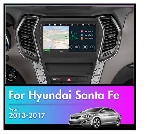 Cestovet Andriod 10.0 Car Radio Stereo for Hyundai Santa