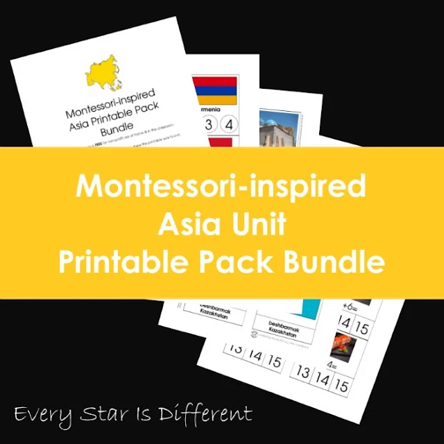 Asia unit printable pack