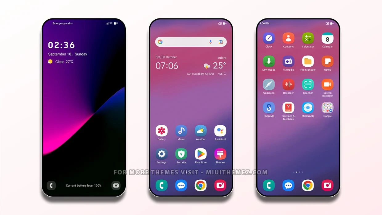 Samsung One Ui 5.0 MIUI Theme
