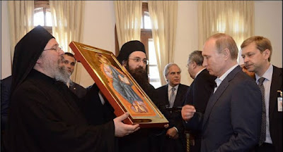 Putin and an icon