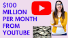 How to make $100 Million Monthly from Youtube [Leaked]