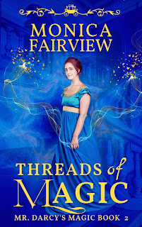 Book cover: Threads of Magic by Monica Fairview