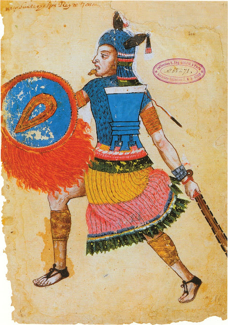 Изображение Несауалькойотля в кодексе Иштлильшочитль