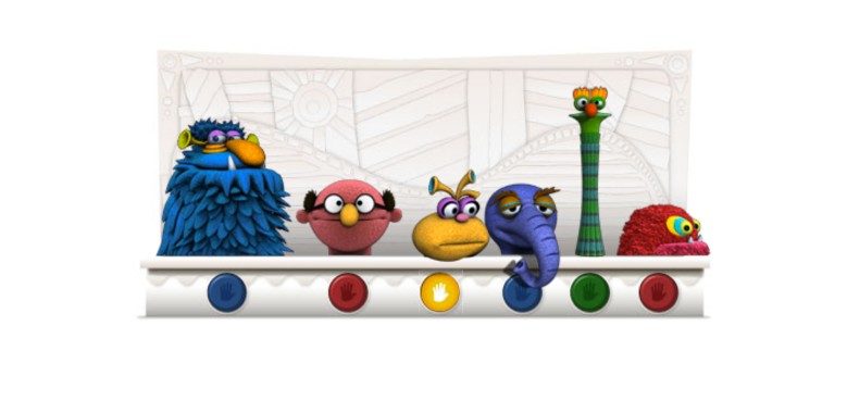 Jim Henson on Google Doodle