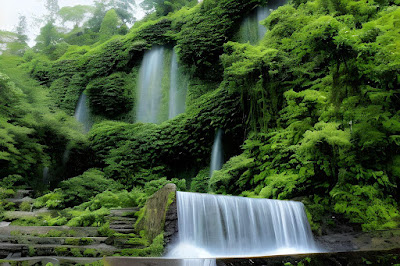 Benang Stokel and Benang Kelambu Waterfall Duo: Lombok's Enchanting Twin Cascades Beckon