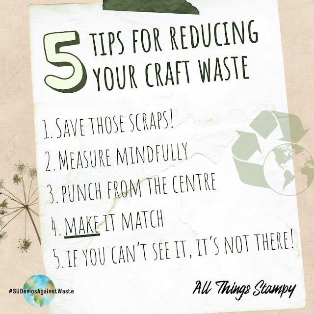 Stampin up uk tips for reducing waste