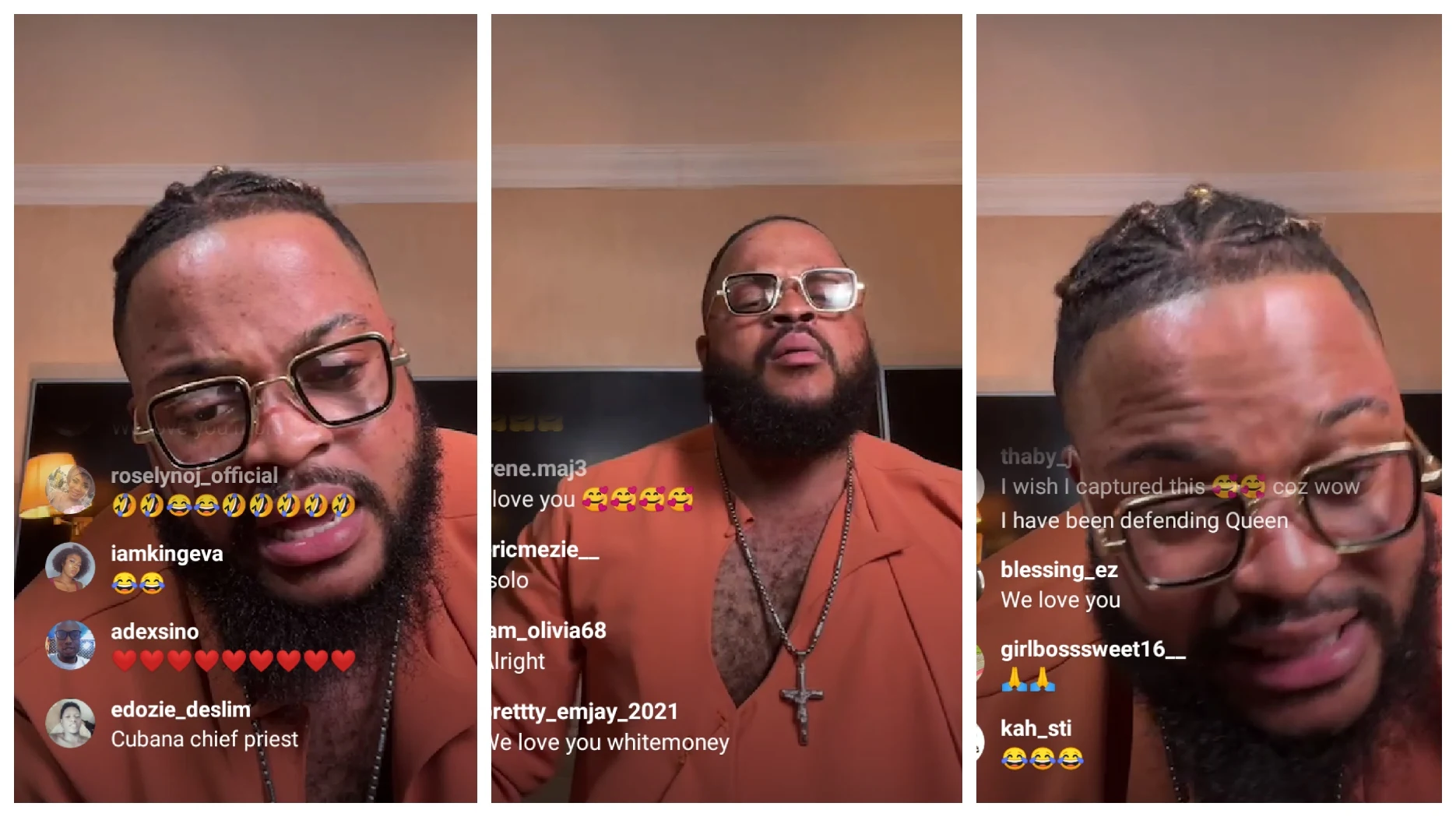 BBNaija: Few things Whitemoney said in his first Instagram live session