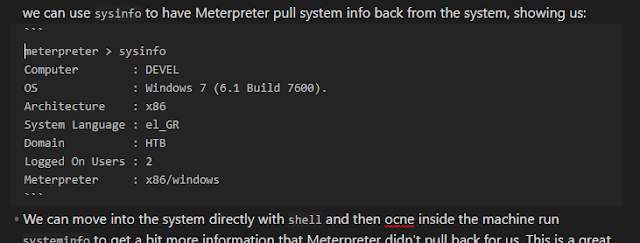 Capturing long scripts with ``` ```