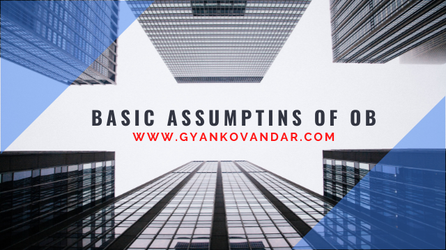 Basic Assumptions of Organizational Behavior (OB) - Fundamental Concepts