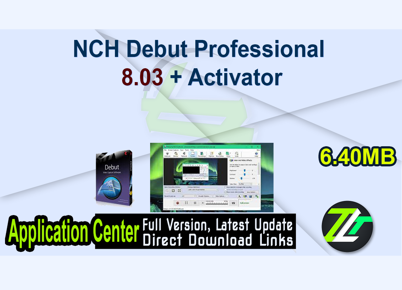 NCH Debut Professional 8.03 + Activator